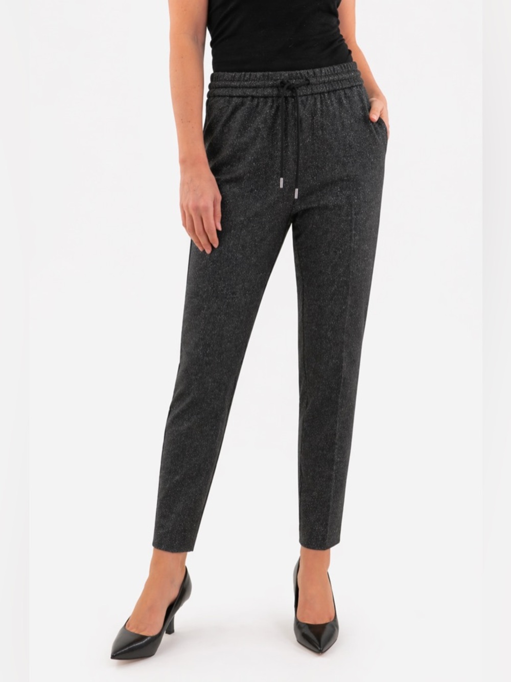 INWEAR dark gray‎ tapered Pull-On Pant trouser Sz 12